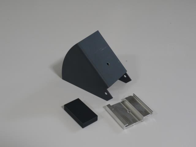 Dachrinnen Adapter mit Halter